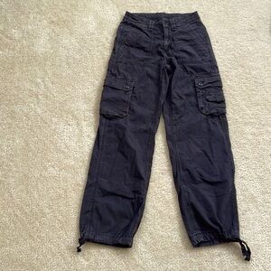 American eagle black cargos